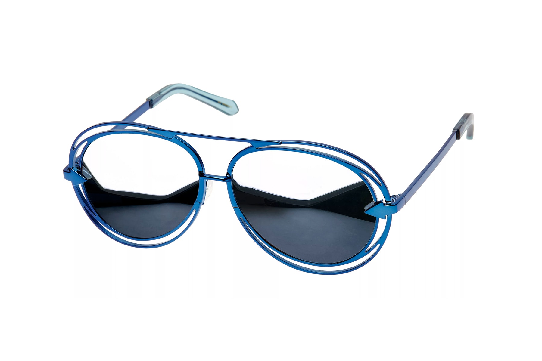karen walker eyewear sunglasses man ray metal frames