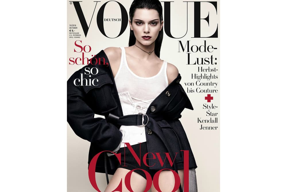 Kendall Jenner Vogue Germany 2016 October Cover
