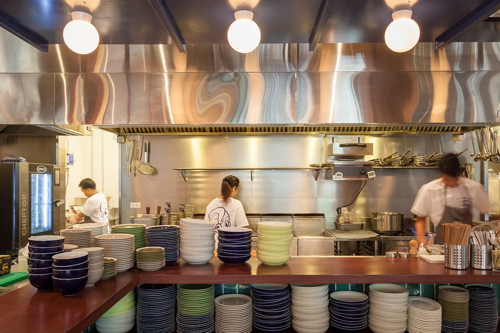 hong kong little bao bangkok thailand restaurant diner burgers interior design