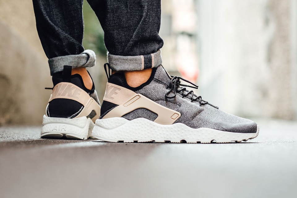 Nike Air Huarache Run Ultra Se Black Tan White Hypebae Nike Air Huarache Run Ultra Se Black Tan White Hypebae