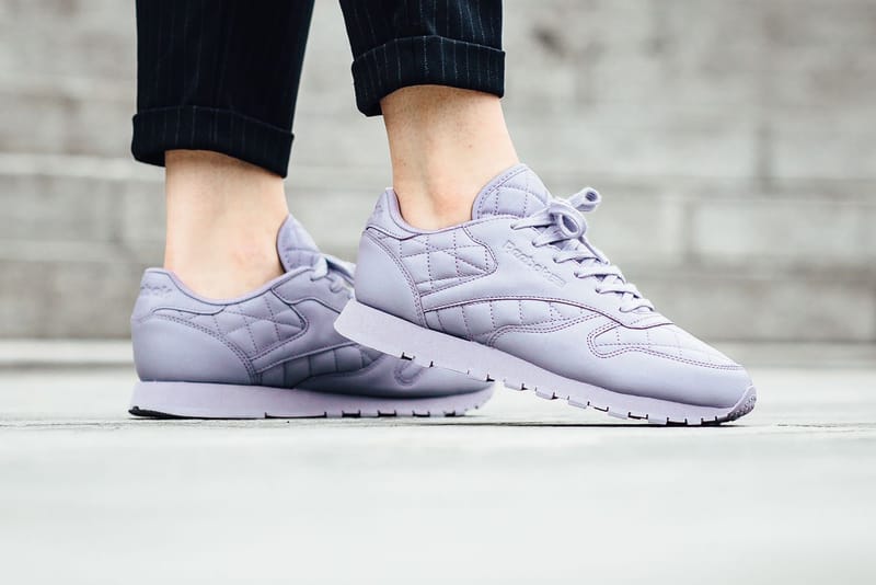 reebok leather quilted