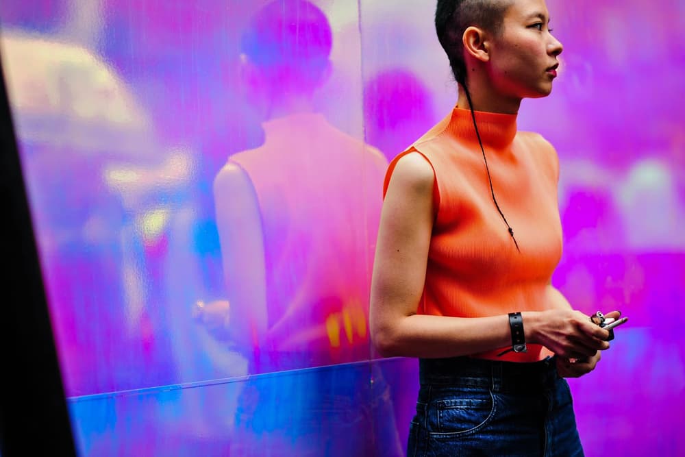 streetsnaps london fashion week mishbv rihanna fenty puma chanel celine vans
