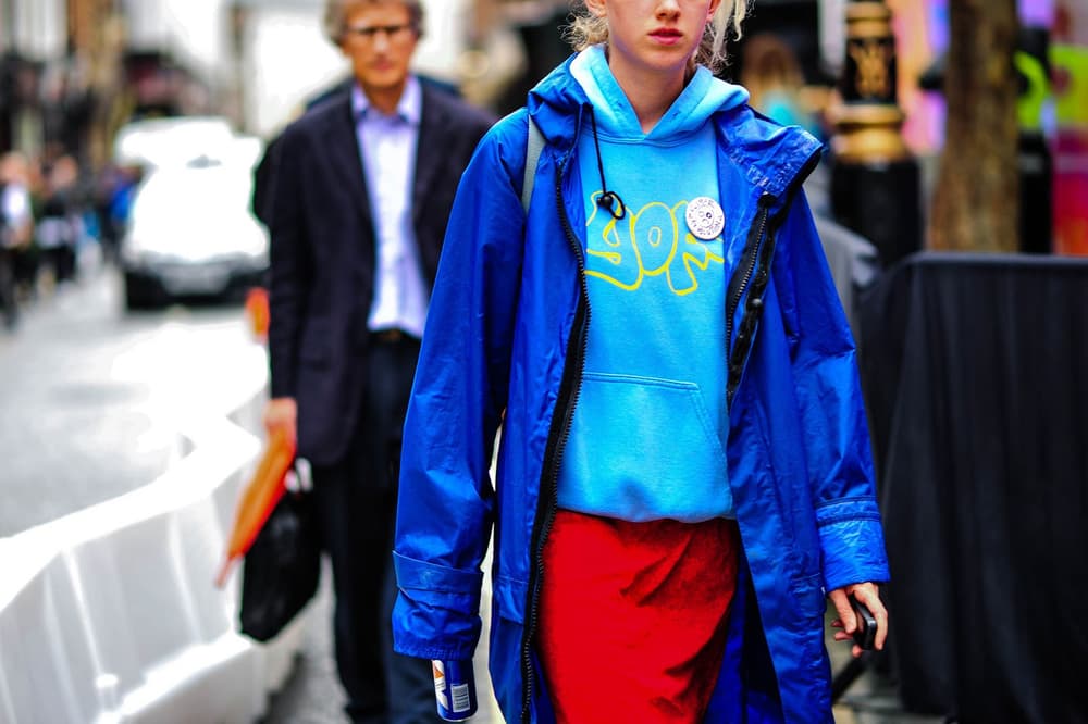 streetsnaps london fashion week mishbv rihanna fenty puma chanel celine vans