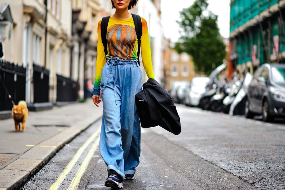 streetsnaps london fashion week mishbv rihanna fenty puma chanel celine vans