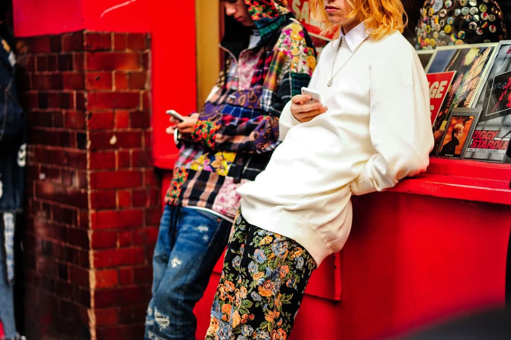 streetsnaps london fashion week mishbv rihanna fenty puma chanel celine vans