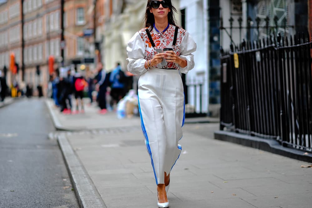 streetsnaps london fashion week mishbv rihanna fenty puma chanel celine vans
