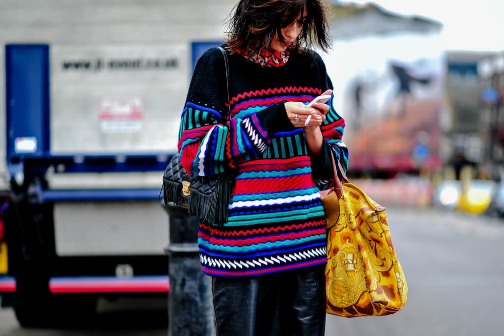 streetsnaps london fashion week mishbv rihanna fenty puma chanel celine vans