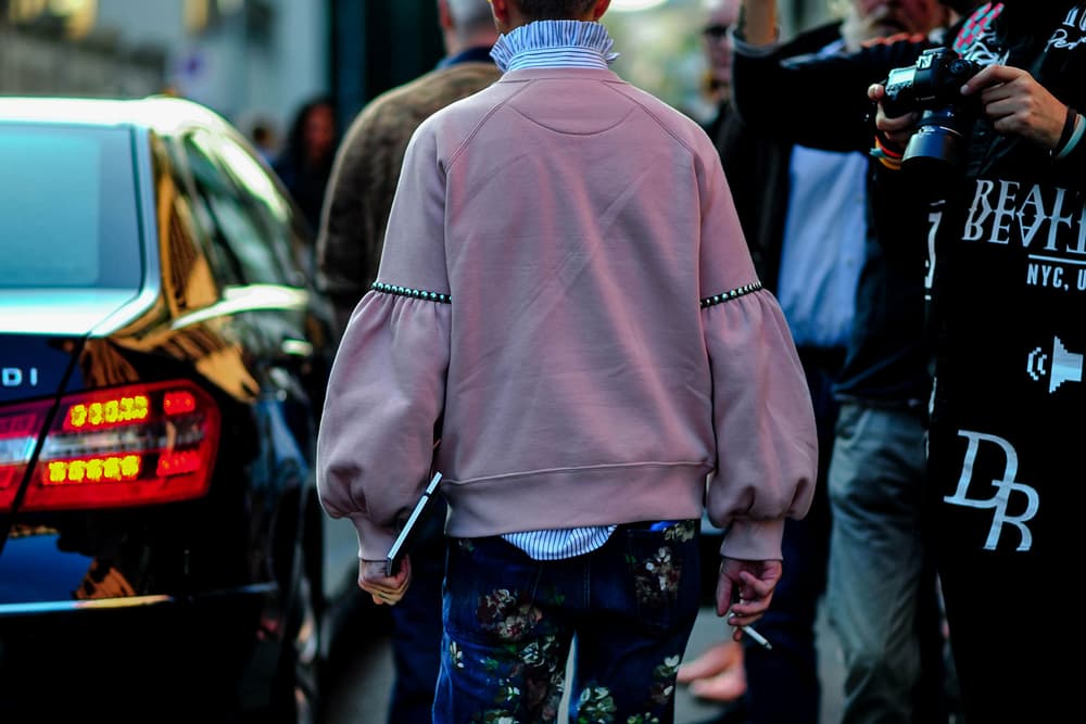 streetsnaps milan fashion week mfw street style jw anderson chanel bomber jackets