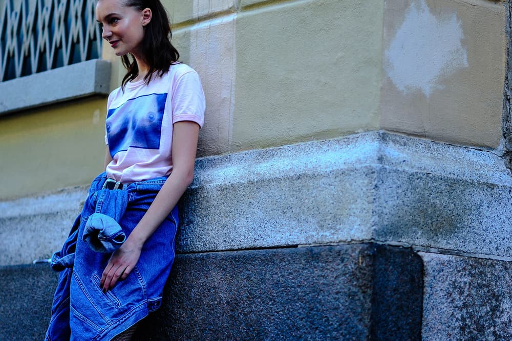 streetsnaps milan fashion week mfw street style jw anderson chanel bomber jackets