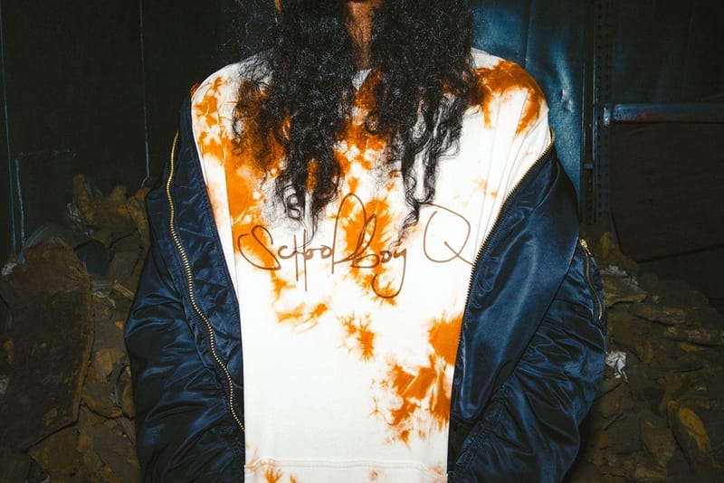 schoolboy q tie dye hoodie