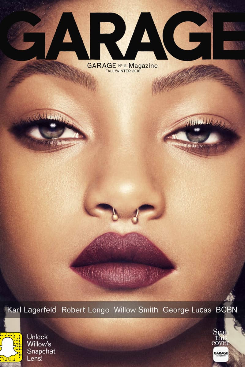 Willow Smith Snapchat Filters Garage Magazine