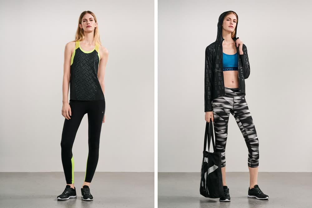 calvin klein performance athleisure workout sportswear leggings jackets sports bra