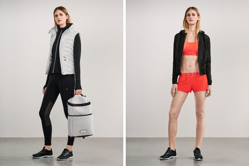 calvin klein performance athleisure workout sportswear leggings jackets sports bra