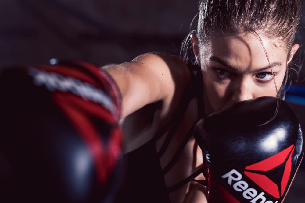 Gigi Hadid Reebok Perfect Never Boxing Campaign