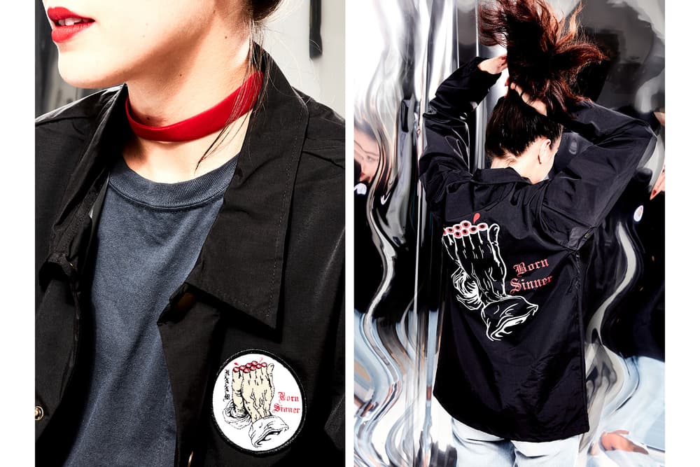h33m science fiction retro lookbook streetwear hoodie beanie coach jacket