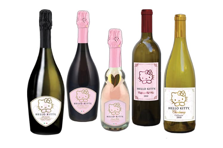 Hello Kitty Wine