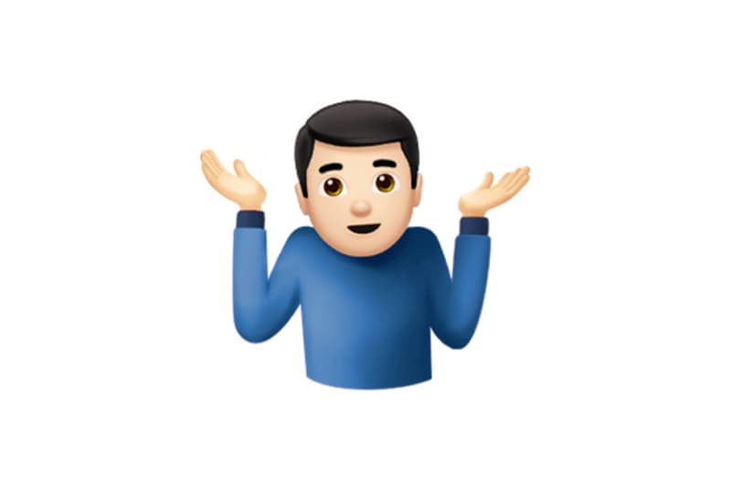Shrugging Emoji iOS