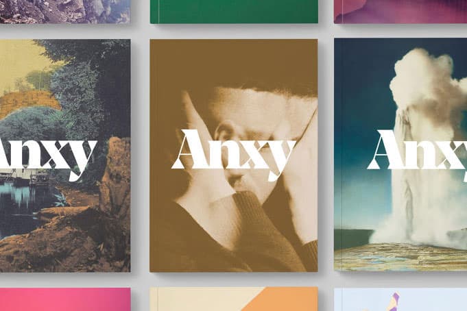 anxy mental health illness graphic design magazine publication
