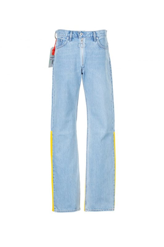 off white levis jeans