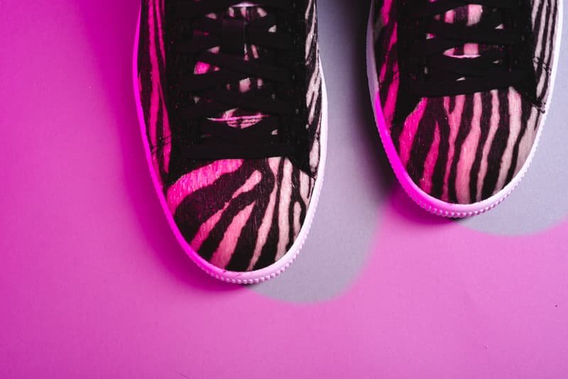 Puma Clyde Suits Cheetah Zebrah Print Animal Pack Sneaker