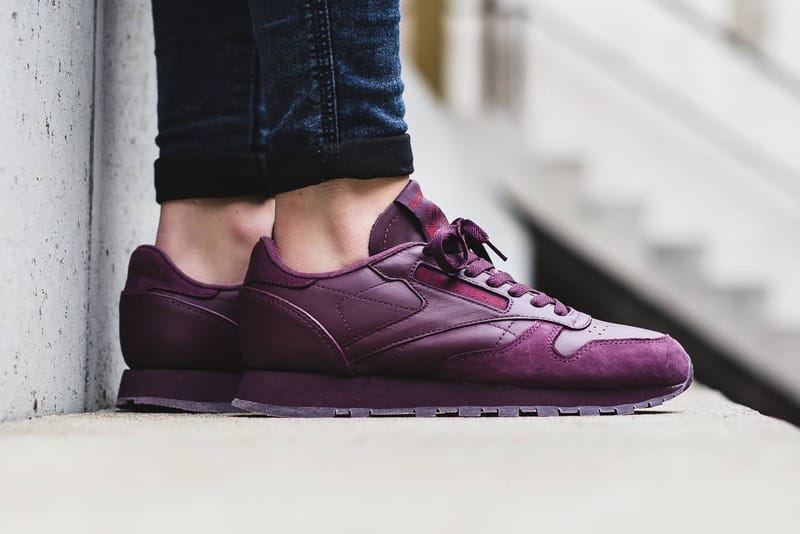 maroon reebok classics