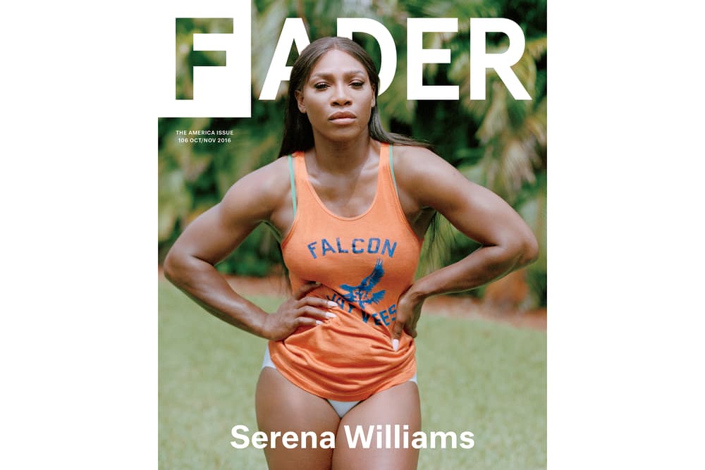 Serena Williams Fader Magazine 2016 October Issue