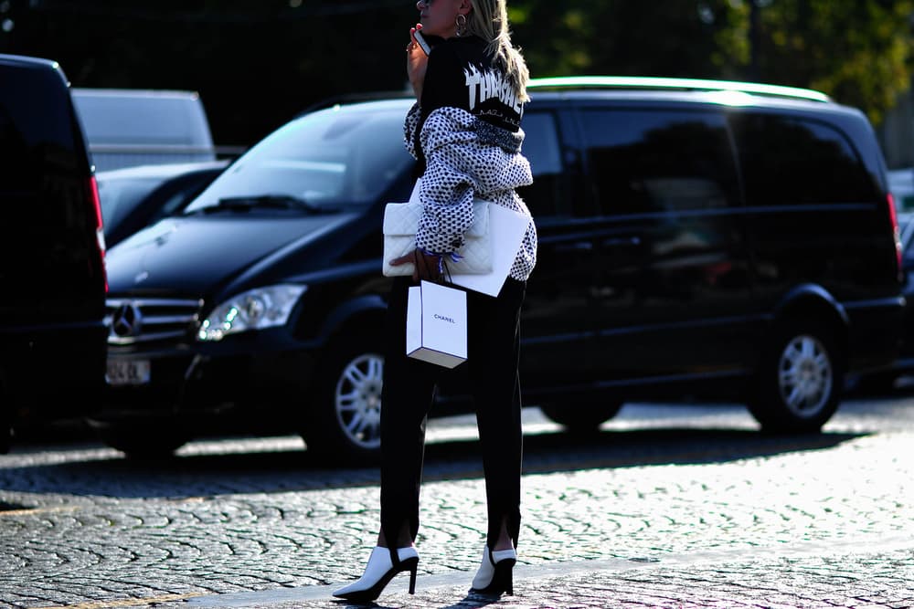 streetsnaps paris fashion week thrasher adidas balenciaga chanel louis vuitton