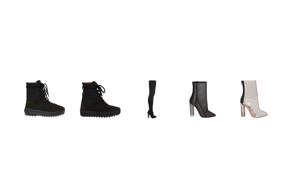 yeezy supply season 3 footwear sock knit boot military mesh ankle pvc