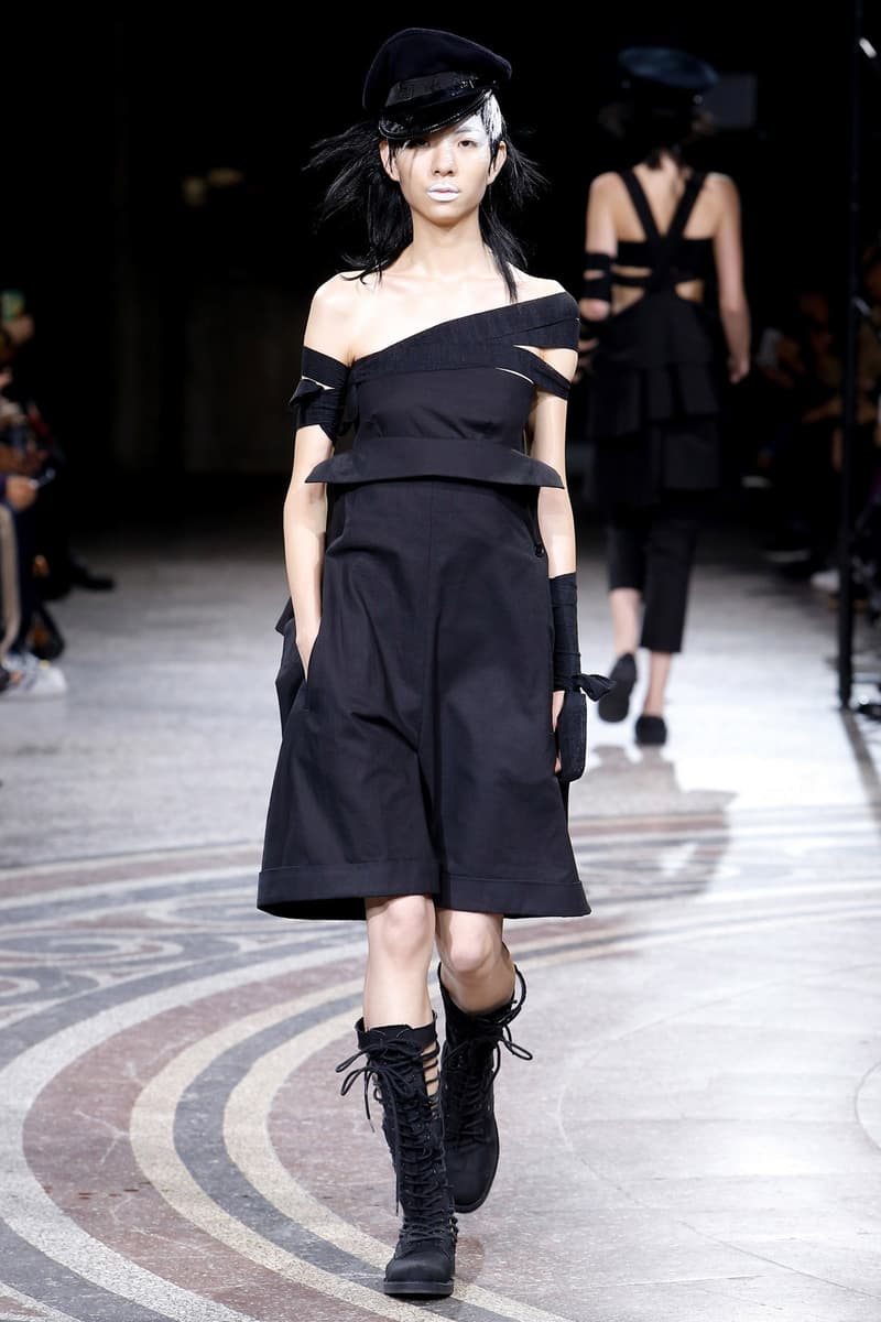 yohji yamamoto paris fashion week pfw spring summer 2017 runway