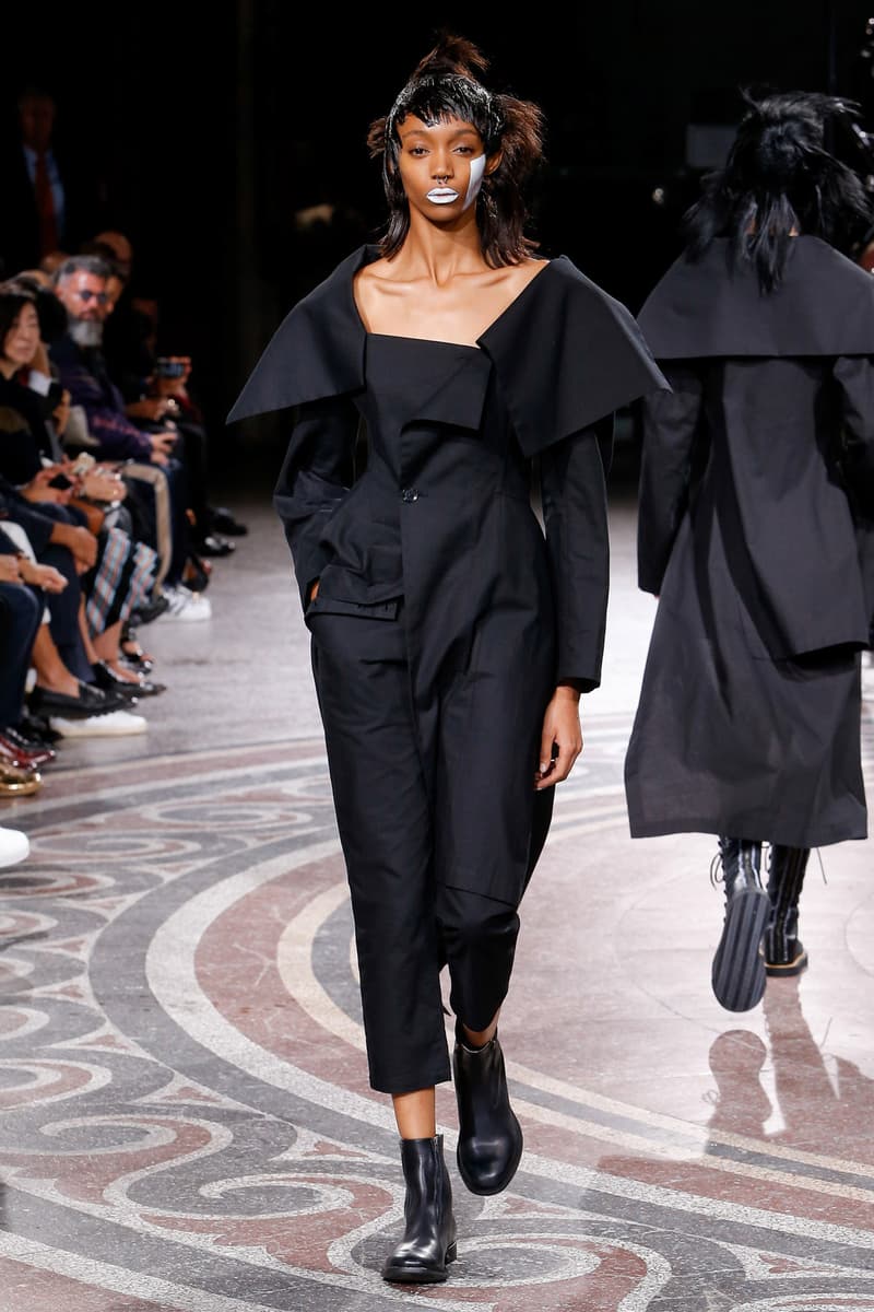 yohji yamamoto paris fashion week pfw spring summer 2017 runway
