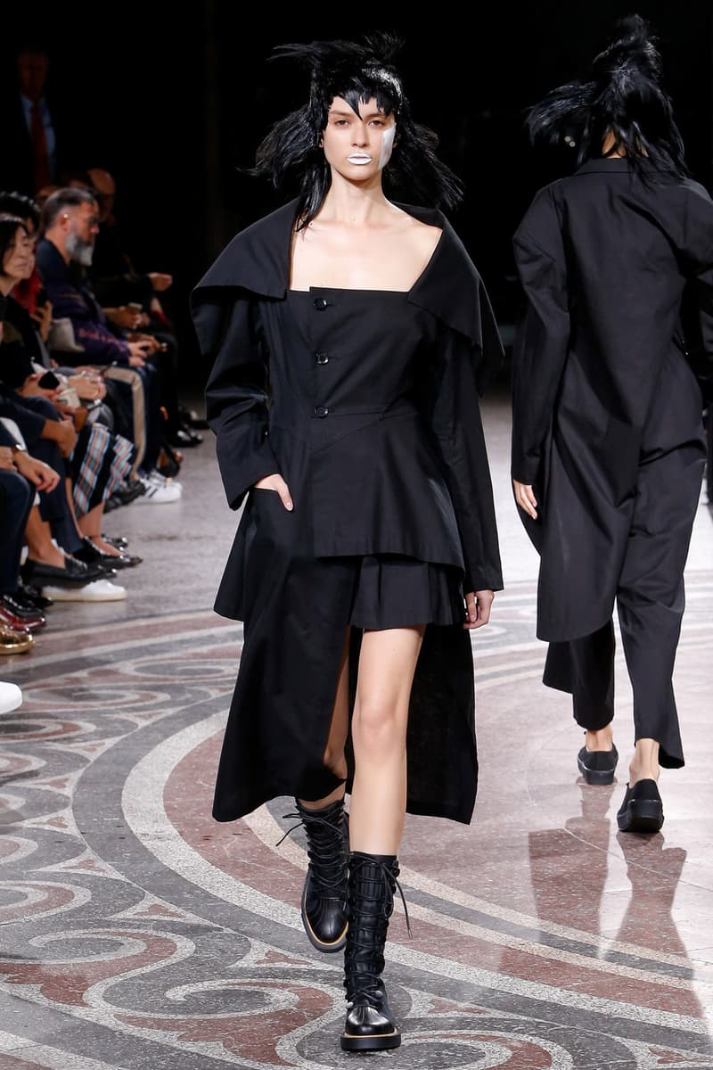 yohji yamamoto paris fashion week pfw spring summer 2017 runway