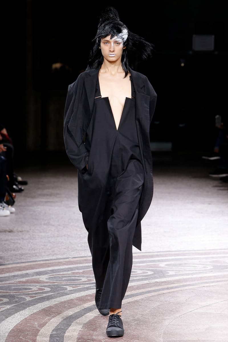yohji yamamoto paris fashion week pfw spring summer 2017 runway