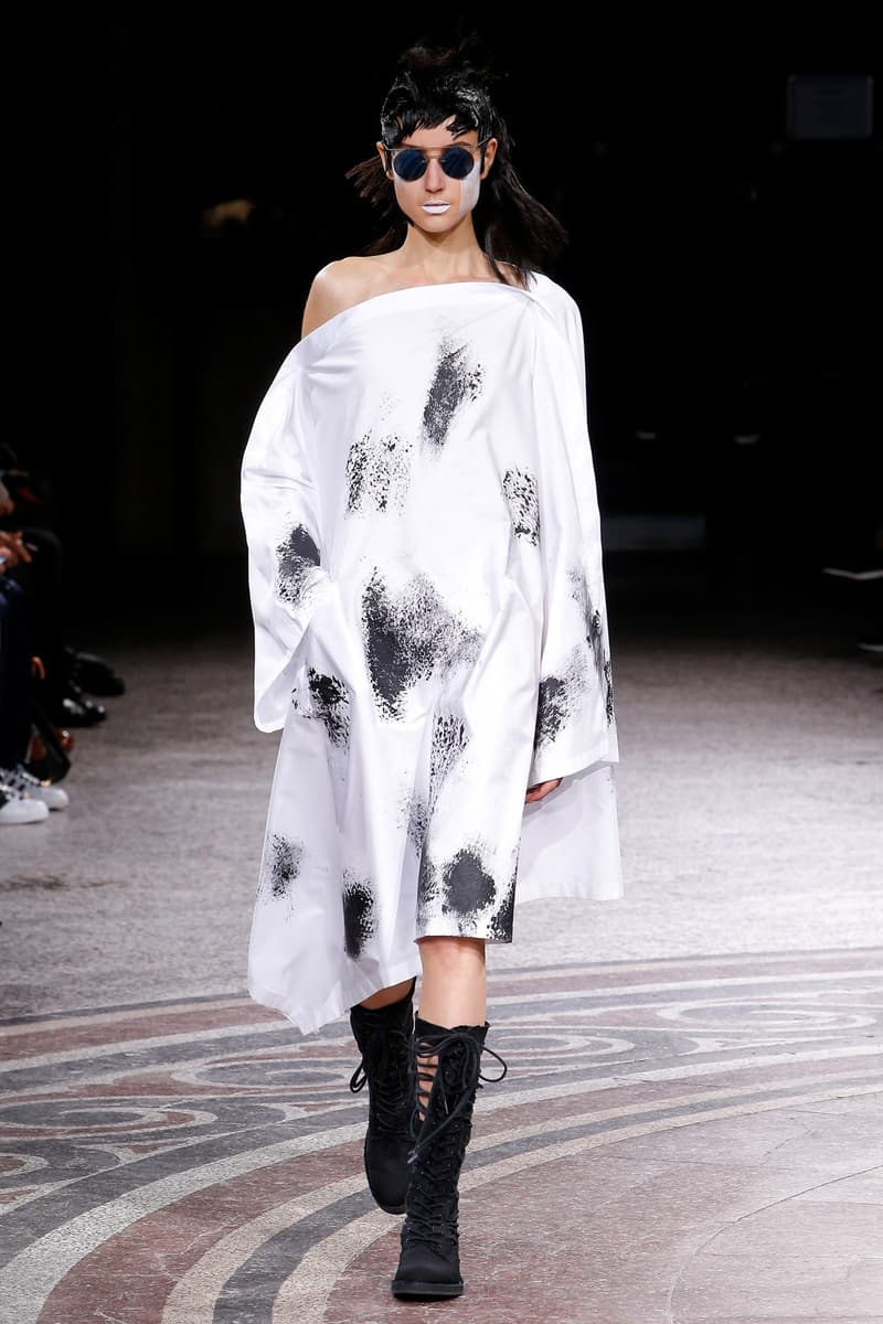 yohji yamamoto paris fashion week pfw spring summer 2017 runway