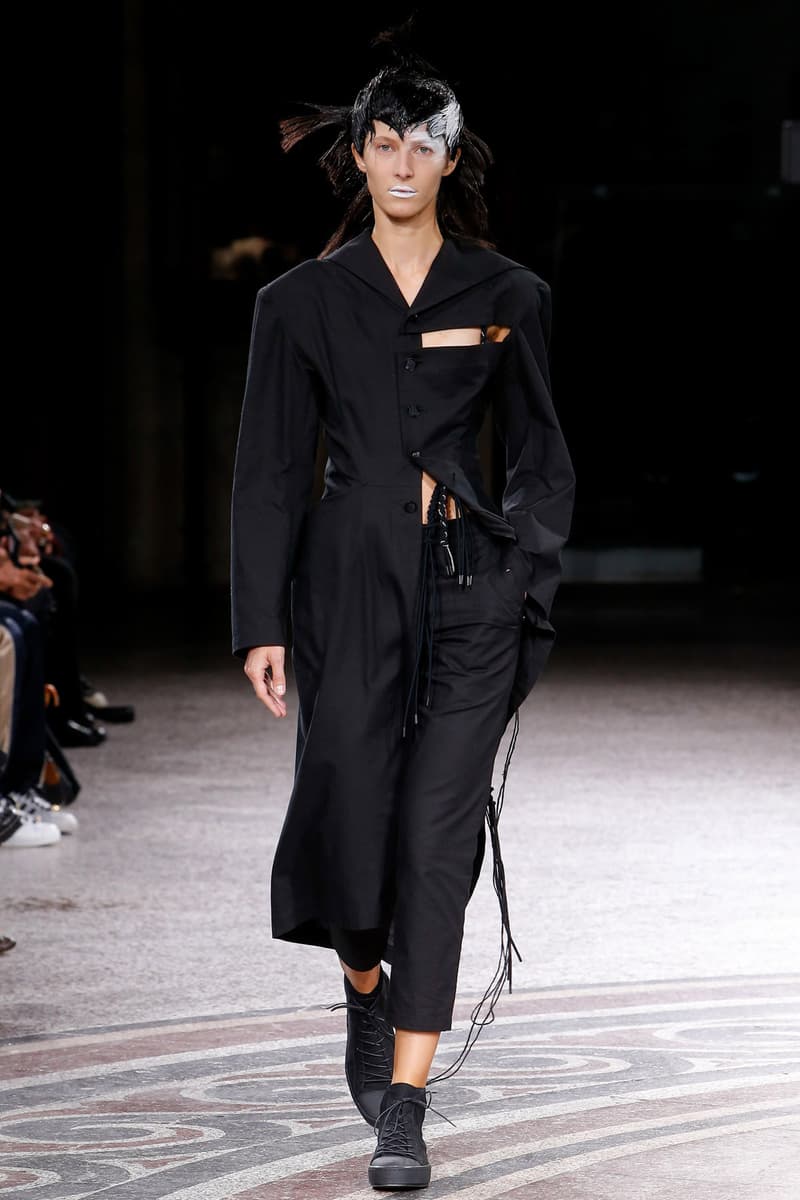 yohji yamamoto paris fashion week pfw spring summer 2017 runway