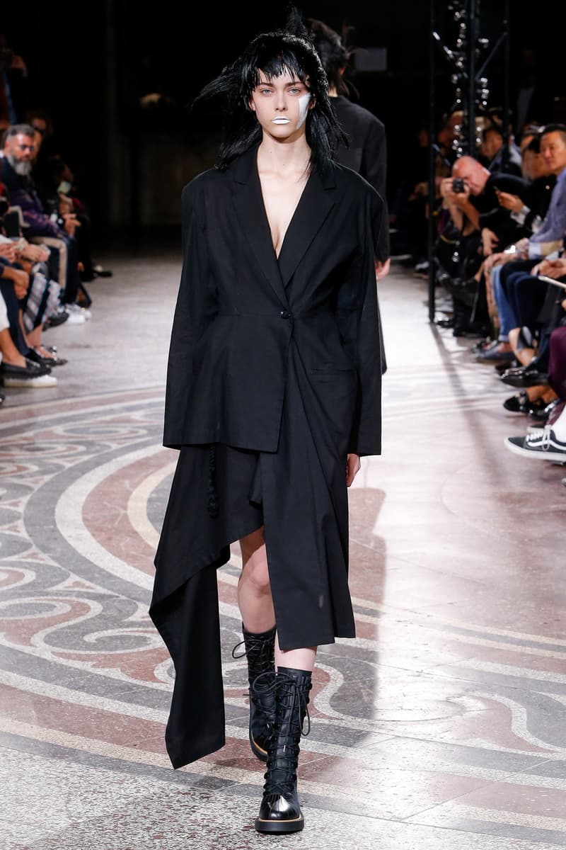 yohji yamamoto paris fashion week pfw spring summer 2017 runway