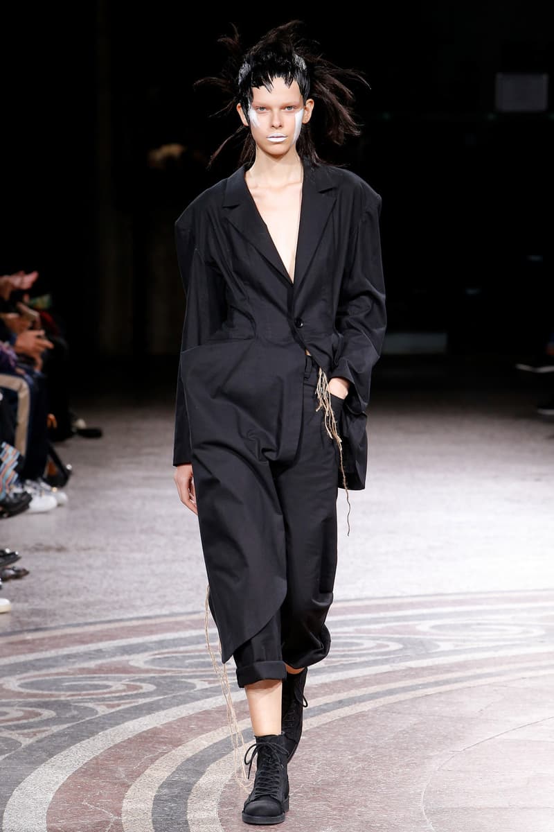yohji yamamoto paris fashion week pfw spring summer 2017 runway