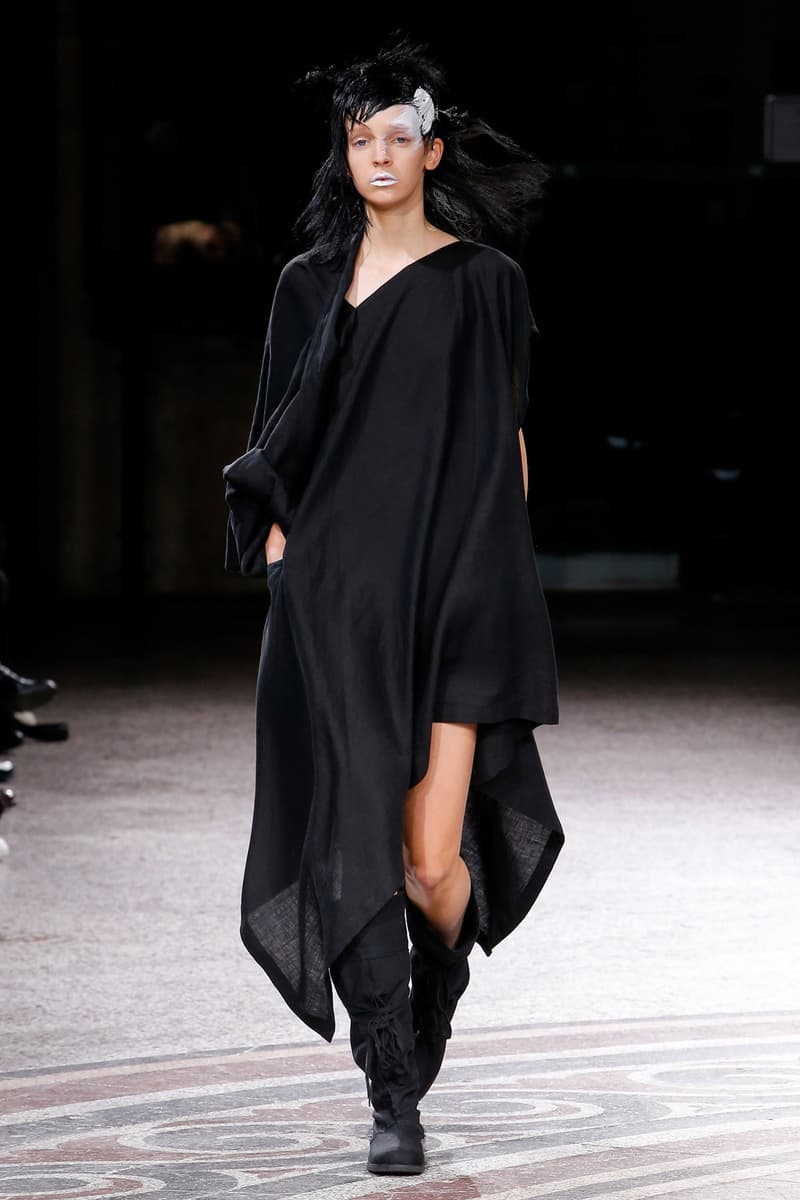 yohji yamamoto paris fashion week pfw spring summer 2017 runway