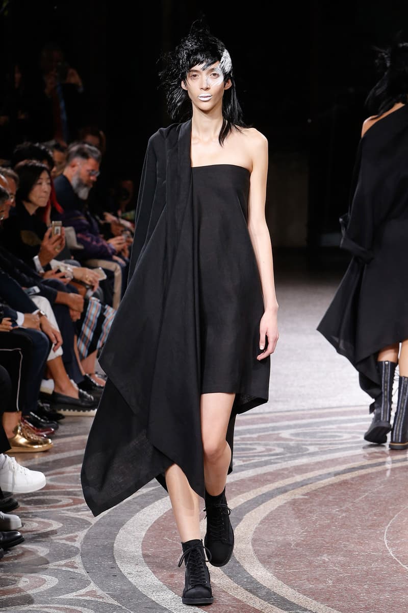 yohji yamamoto paris fashion week pfw spring summer 2017 runway