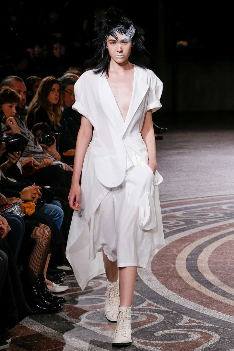 yohji yamamoto paris fashion week pfw spring summer 2017 runway