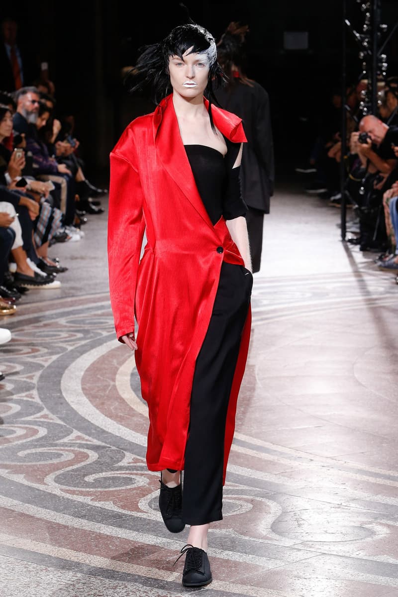 yohji yamamoto paris fashion week pfw spring summer 2017 runway