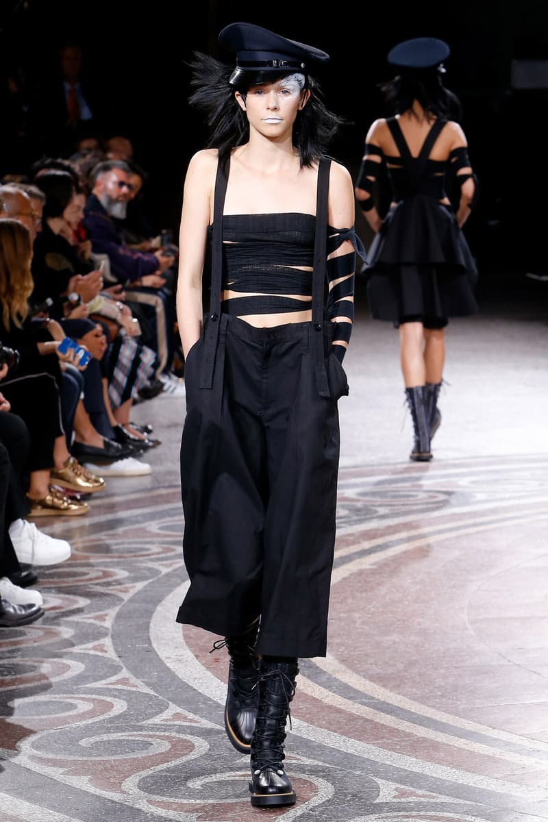 yohji yamamoto paris fashion week pfw spring summer 2017 runway