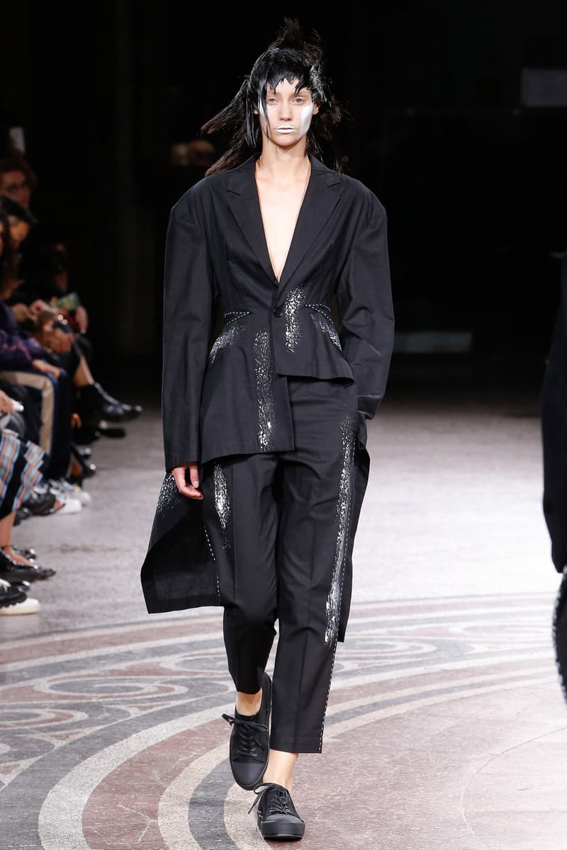 yohji yamamoto paris fashion week pfw spring summer 2017 runway