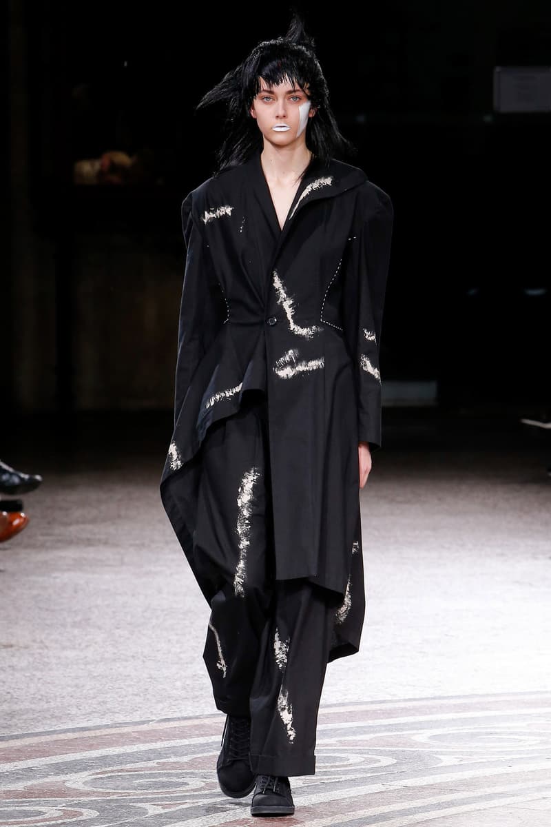 yohji yamamoto paris fashion week pfw spring summer 2017 runway