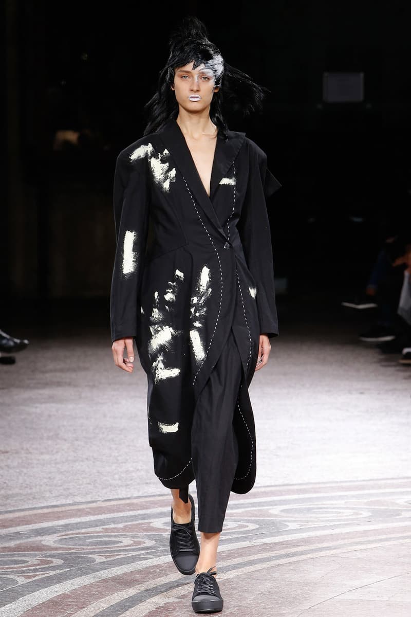 yohji yamamoto paris fashion week pfw spring summer 2017 runway