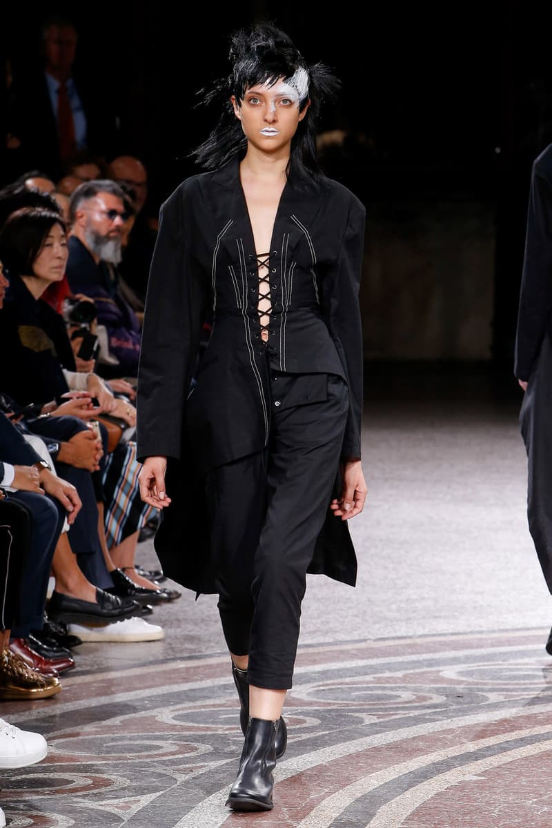 yohji yamamoto paris fashion week pfw spring summer 2017 runway