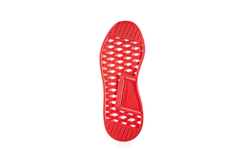 adidas Originals NMD R2 White Black Red Outline