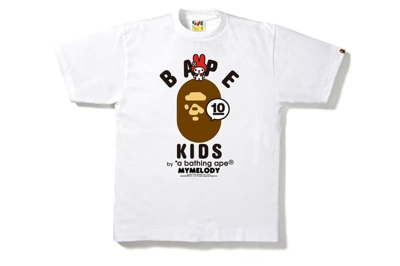 BAPE KIDS 10 Year Anniversary Collection With Hello Kitty x My Melody