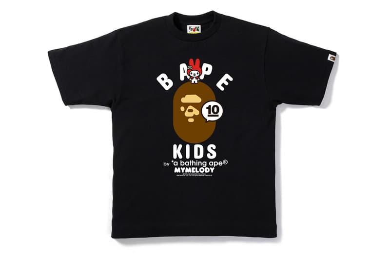 BAPE KIDS 10 Year Anniversary Collection With Hello Kitty x My Melody