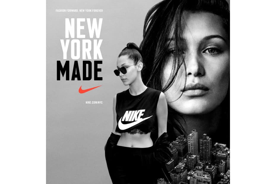 Bella Hadid Nike NYMade Campaign