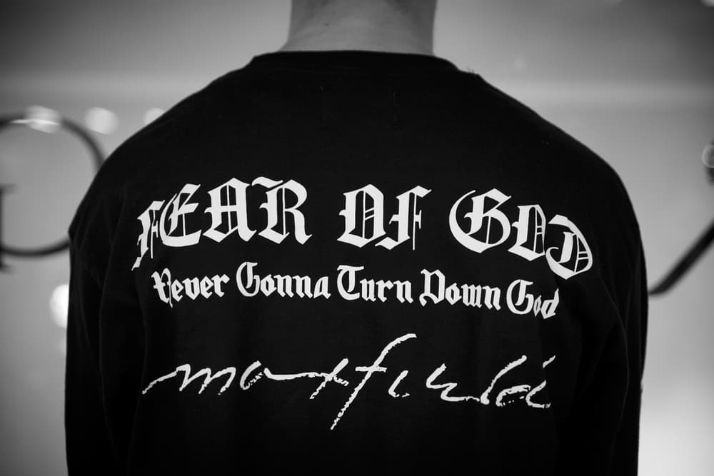 Jerry Lorenzo Fear of God Maxfield Pop Up Los Angeles